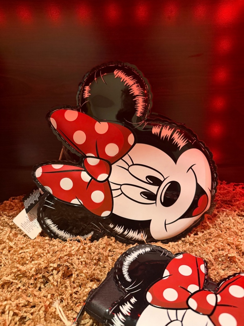 Exclusive Minnie Mouse Loungefly Convertible Crossbody Bag and Wallet Bundle